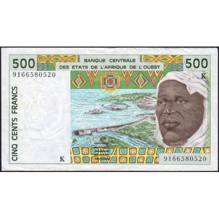 Sénégal - Pick 710Ka - 500 francs - 1991 - Etat : TTB+