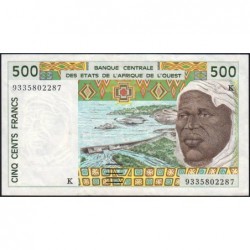 Sénégal - Pick 710Kc - 500 francs - 1993 - Etat : TTB+