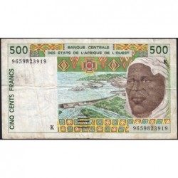 Sénégal - Pick 710Kf - 500 francs - 1996 - Etat : TB