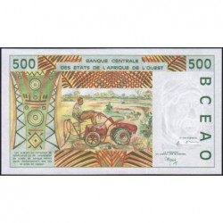 Sénégal - Pick 710Kj - 500 francs - 1999 - Etat : pr.NEUF