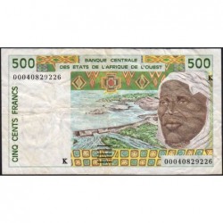 Sénégal - Pick 710Kk - 500 francs - 2000 - Etat : TB