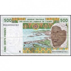 Sénégal - Pick 710Kk - 500 francs - 2000 - Etat : TTB