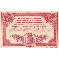 Bergerac - Pirot 24-12 - 50 centimes - Série RR - 05/10/1914 - Etat : SPL-