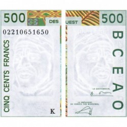 Sénégal - Pick 710Km - 500 francs - 2002 - Etat : NEUF