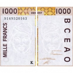 Sénégal - Pick 711Ka - 1'000 francs - 1991 - Etat : pr.NEUF