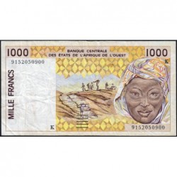 Sénégal - Pick 711Ka - 1'000 francs - 1991 - Etat : TB+