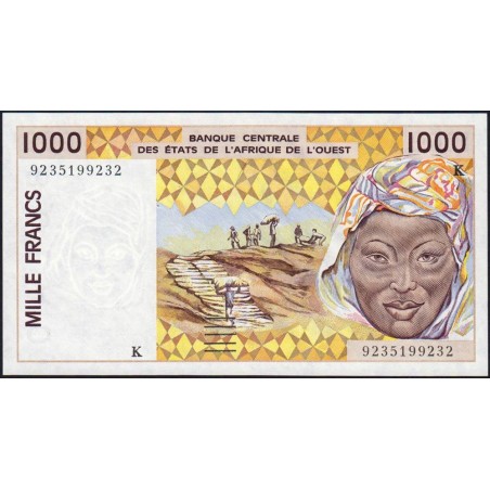 Sénégal - Pick 711Kb - 1'000 francs - 1992 - Etat : SPL