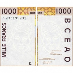 Sénégal - Pick 711Kb - 1'000 francs - 1992 - Etat : SPL