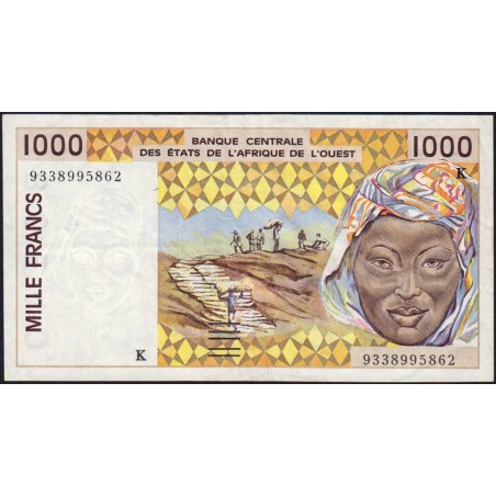 Sénégal - Pick 711Kc - 1'000 francs - 1993 - Etat : TTB+