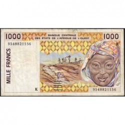 Sénégal - Pick 711Ke - 1'000 francs - 1995 - Etat : TB