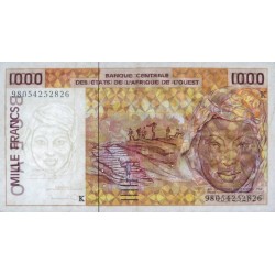 Sénégal - Pick 711Kh - 1'000 francs - 1998 - Etat : TTB-