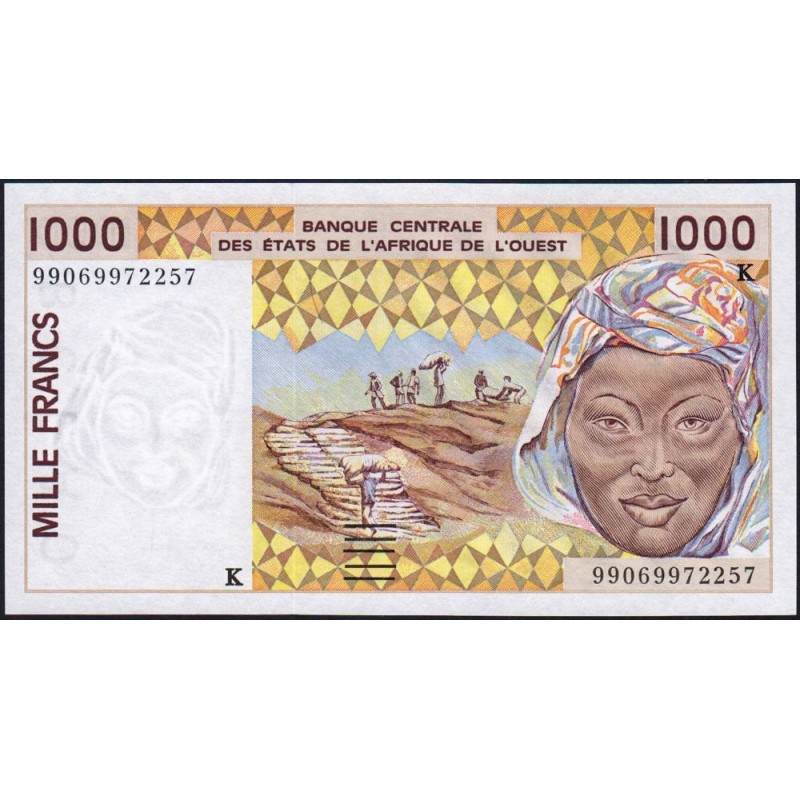 Sénégal - Pick 711Ki - 1'000 francs - 1999 - Etat : pr.NEUF