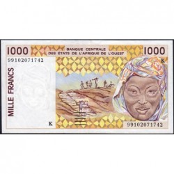Sénégal - Pick 711Ki - 1'000 francs - 1999 - Etat : TTB+