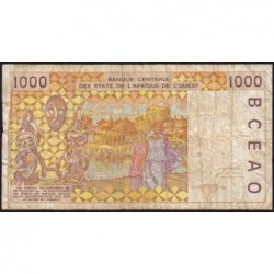 Sénégal - Pick 711Kk - 1'000 francs - 2001 - Etat : B