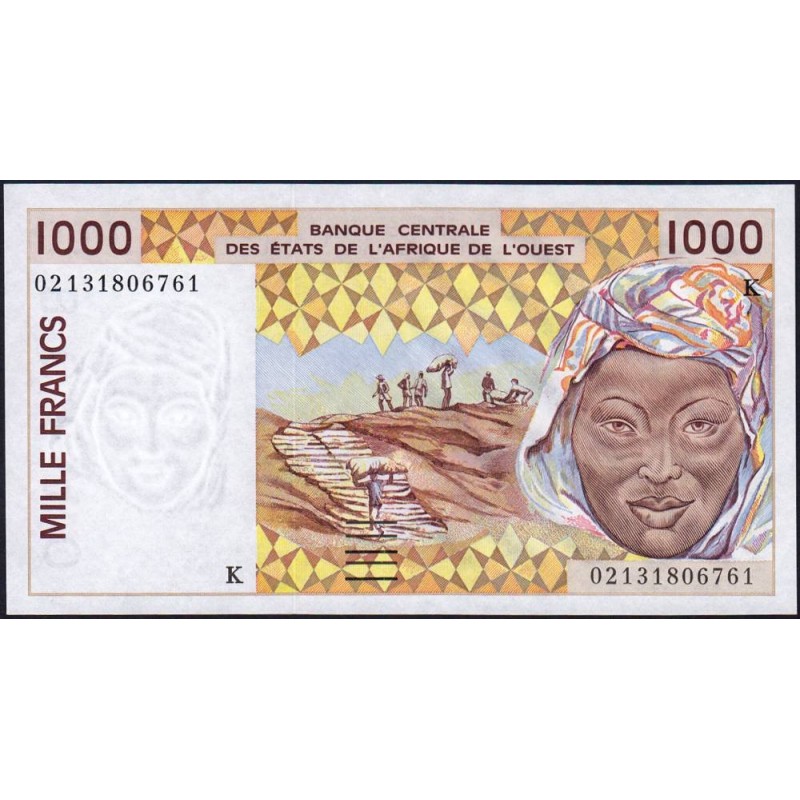 Sénégal - Pick 711Kl - 1'000 francs - 2002 - Etat : NEUF