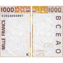 Sénégal - Pick 711Km - 1'000 francs - 2003 - Etat : TB+