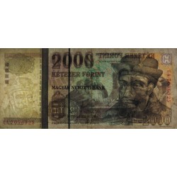Hongrie - Pick 198c - 2'000 forint - Série CA - 2010 - Etat : TB