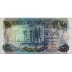 Irak - Pick 63b - 1 dinar - Série ‭و /137 - 1975 - Etat : NEUF