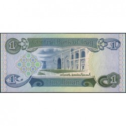 Irak - Pick 69a_3 - 1 dinar - Série 412 - 1984 - Etat : NEUF
