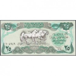 Irak - Pick 74a - 25 dinars - Série 1507 - 1990 - Etat : NEUF