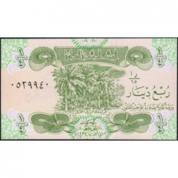 Irak - Pick 77 - 1/4 dinar - Série 65 - 1993 - Etat : NEUF