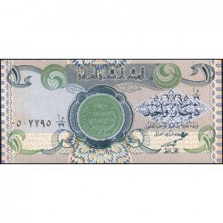 Irak - Pick 79 - 1 dinar - Série 39 - 1992 - Etat : NEUF