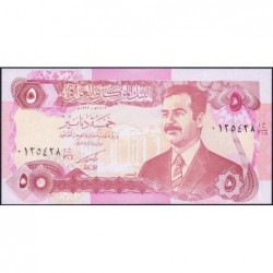 Irak - Pick 80c - 5 dinars - Série 308 - 1992 - Etat : NEUF