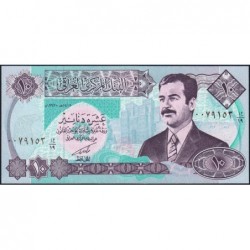 Irak - Pick 81 - 10 dinars - Série 19 - 1992 - Etat : NEUF