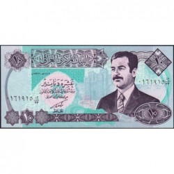 Irak - Pick 81 - 10 dinars - Série 23 - 1992 - Etat : NEUF