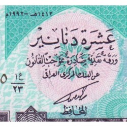 Irak - Pick 81 - 10 dinars - Série 23 - 1992 - Etat : NEUF