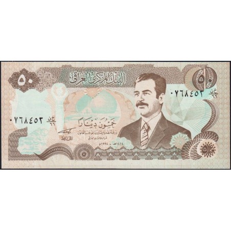 Irak - Pick 83 - 50 dinars - Série 66 - 1994 - Etat : NEUF