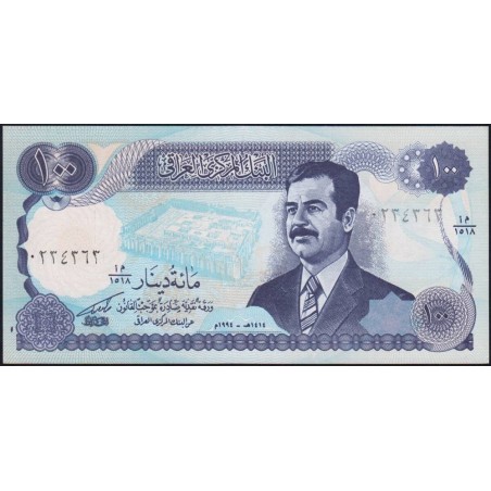 Irak - Pick 84a_1 - 100 dinars - Série 1518 - 1994 - Etat : NEUF