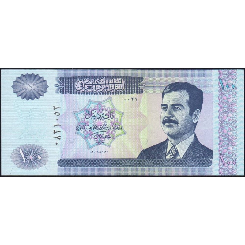 Irak - Pick 87 - 100 dinars - Série 0021 - 2002 - Etat : NEUF