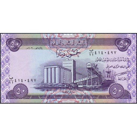 Irak - Pick 90 - 50 dinars - Série 11 - 2003 - Etat : NEUF