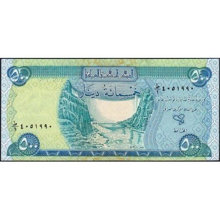 Irak - Pick 92 - 500 dinars - Série ‭ط /1 - 2004 - Etat : NEUF