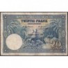 Congo Belge - Pick 15G - 20 francs - Série AW - 18/05/1949 - Etat : TTB-