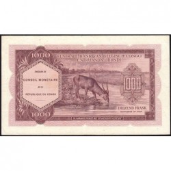 Congo (Kinshasa) - Pick 2a - 1'000 francs - Série CM - 15/02/1962 - Etat : TTB