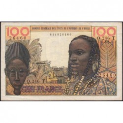 Togo - Pick 801Tf - 100 francs - Série Q.246 - Sans date (1965) - Etat : TTB