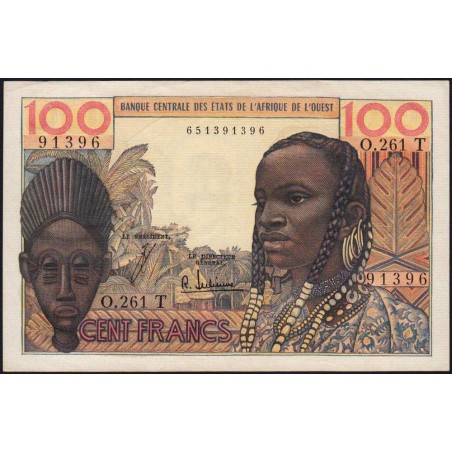 Togo - Pick 801Tf - 100 francs - Série O.261 - Sans date (1965) - Etat : SPL