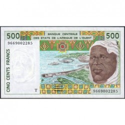Togo - Pick 810Tf - 500 francs - 1996 - Etat : SUP+