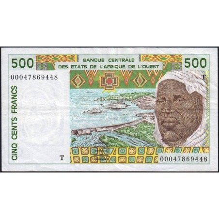 Togo - Pick 810Tk - 500 francs - 2000 - Etat : TTB