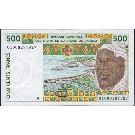 Togo - Pick 810Tl - 500 francs - 2001 - Etat : TTB