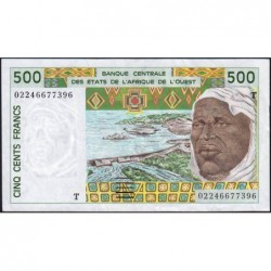 Togo - Pick 810Tm - 500 francs - 2002 - Etat : TTB