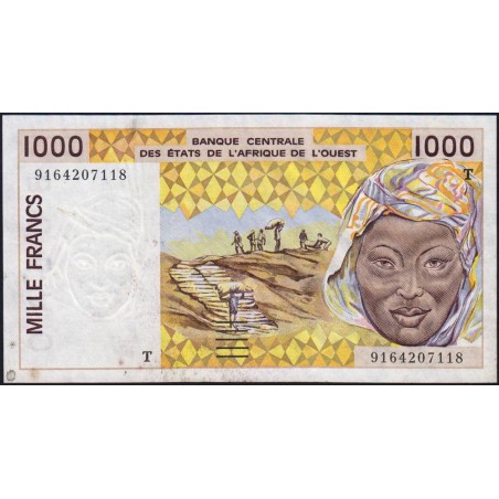 Togo - Pick 811Ta - 1'000 francs - 1991 - Etat : TTB