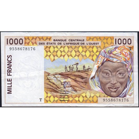 Togo - Pick 811Te - 1'000 francs - 1995 - Etat : TTB