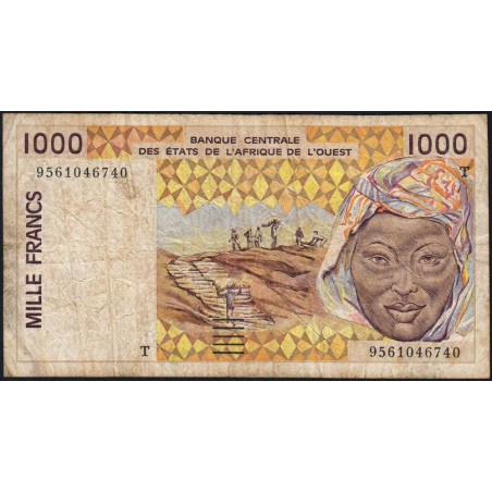 Togo - Pick 811Te - 1'000 francs - 1995 - Etat : B+