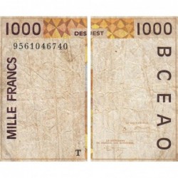 Togo - Pick 811Te - 1'000 francs - 1995 - Etat : B+