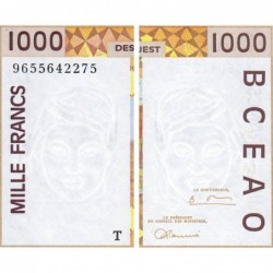 Togo - Pick 811Tf - 1'000 francs - 1996 - Etat : NEUF