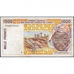 Togo - Pick 811Tg - 1'000 francs - 1997 - Etat : TTB+