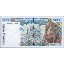 Togo - Pick 813Th - 5'000 francs - 1999 - Etat : NEUF